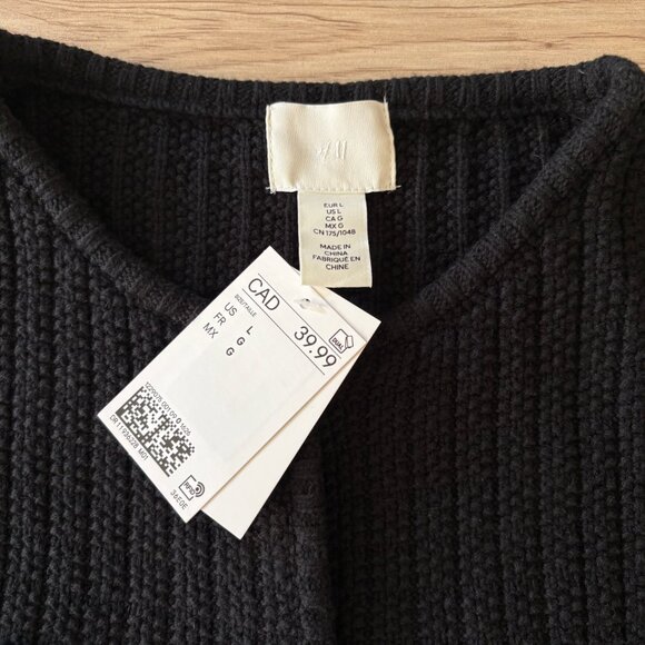 NWT Structured Knit Cardigan H&M - Picture 6 of 7